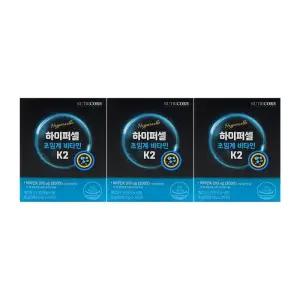 뉴트리코어 하이퍼셀 초임계 비타민 K2 300mg x 30정 x 3박스