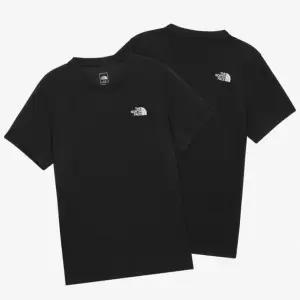 [매장판] 노스페이스 티셔츠 남성 데일리 리커버리 반팔티 블랙 NT7US01A