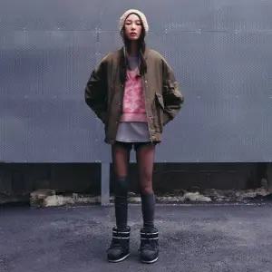 랩 오버핏 항공 점퍼 패딩 AQ4PDA63