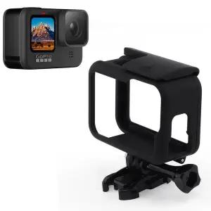 [셀러에이드]고프로9 호환 충격방지 케이스 렌즈 커버 블랙 하우징 슈트