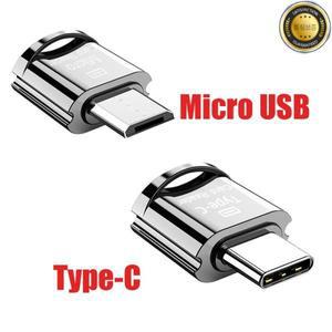 유형 C 마이크로 USB SD TF 카드 리더 전화 태블릿 데이터 뷰어 Macbook 노트북 메모리 어댑터 용 외부 변