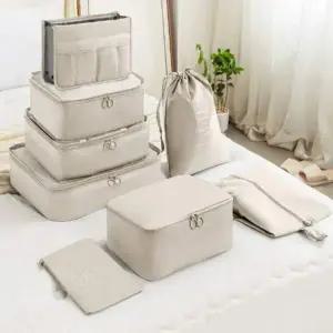 캐리어 여행용 7종 여행 수납 세트 트래블 파우치 8종 승무원캐리어