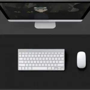 컴퓨터 매트 사무용 블랙 보호기능 바닥 방수 책상 60X30