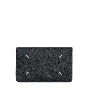 마르지엘라 26SS 블랙 스티치 폴드 카드지갑 SA3VX0005 P4745 T8013