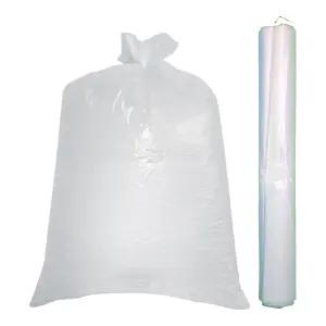 평판 쓰레기 봉투 60리터 투명 100개 고리형 분리수거 재활용 비닐 봉지 반투