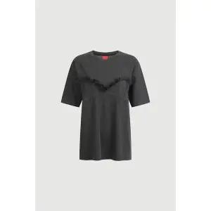 [럭키슈에뜨](센텀시티점) 뷔스티에 포인트 반팔 티셔츠(LFTAM25440)