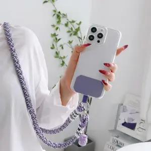 꽈배기 핸드폰 스트랩 스마트폰 줄 목걸이