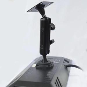 차량 모니터 마운트 강철 구형 브래킷 180 ° 7 9 10.36인치 화면용 회전 가능, 범용 대시보드/데스크탑 홀