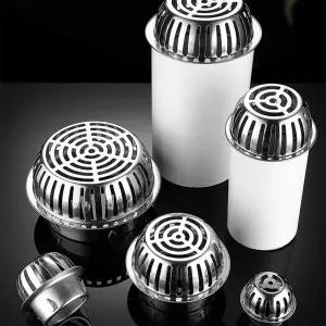 옥상 배수구 덮개 낙엽방지 우수관 필터망 스테인레스 방충망 거름망 캡 트랩 하수도