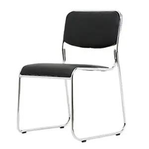 [하프클럽/셀러허브]쿨샵 회의의자 심플한 회의실의자 등받이 블랙