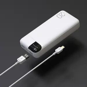 20000mah 보조배터리 C타입 동시충전 듀얼 휴대용 행사용 선물용 듀얼 팔핀 보조배터리 판촉용