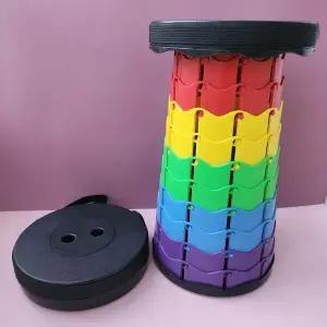 [하프클럽/셀러허브]휴대용 폴딩 대기 원형의자