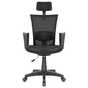 [하프클럽/셀러허브]편한의자 의자 고급방석대요추헤더MW800BK