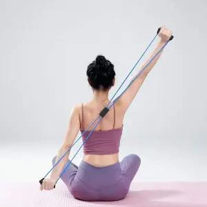 [콩심팥심]8자형 탄력밴드 전신 근력 강화 운동기구 홈트레이닝 튜빙밴드