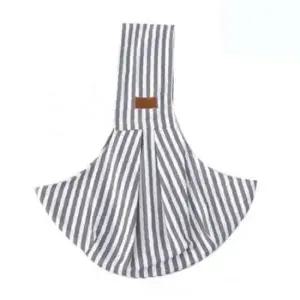 줄무늬 강아지 안심 슬링백 퓨터그레이 중형 1P 이동가방