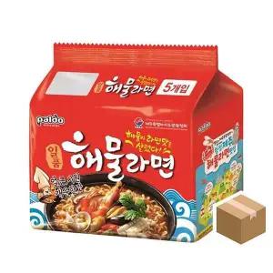 팔도 R9P6Q0I5 해물라면 120gX5입X8봉