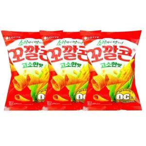 롯데 O0A1B5N7 꼬깔콘 고소한맛(3개)