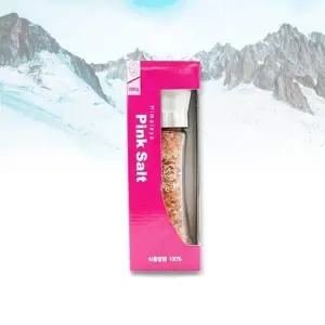 히말라야 X9O6T3V9 핑크소금 스텐 그라인더 180g 굵은소금 자연