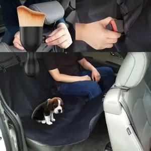 자동차 C8T0F4Y4 애견 보호 차량용 시트 커버 먼지 브러쉬 세트