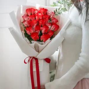 라비나 투톤 장미 비누꽃다발 졸업식 입학식 연주회 발표회 프리저브드 꽃다발