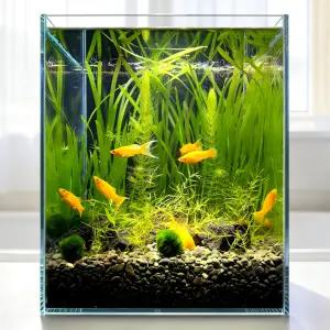 그로비타 무환수 자동청소어항 수초 구피 베타 물고기 키우기 25하이큐브 세트 원스팜