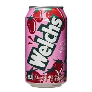 웰치스 F1B5D2B3 350mlX24캔 딸기 농심