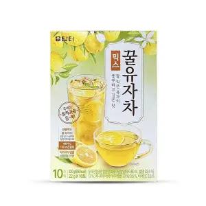 담터 I8E3U4W6 잘 익은 믹스 꿀 스틱 유자차 10T