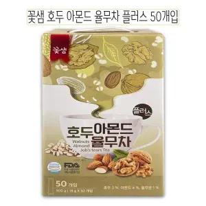 꽃샘 B7Q6D9Z8 전통차 호두 아몬드 율무차 플러스 50개입 - O
