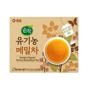 순작 G6E9A3R2 유기농 메밀차 1.5gx40T 샘표식품