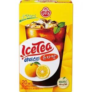 힐링타임 J2H4H9F8 아이스티 유자 14gx20T 오뚜기