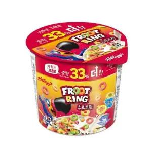 후르트링 K4P7M7G3 컵시리얼 40gx12입 켈로그