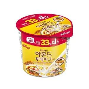 아몬드푸레이크 A6G3I5Q5 컵시리얼 40gx12입 켈로그