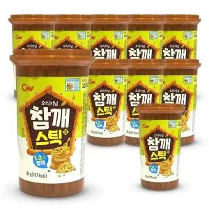 청우식품 L4M4A7Z4 참깨스틱 진 막대 스틱 과자 85g 10개