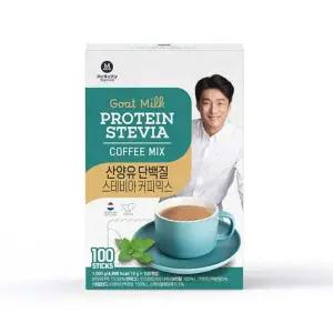 맥널티 E3F7A6P6 단백질 스테비아 커피믹스 100개입