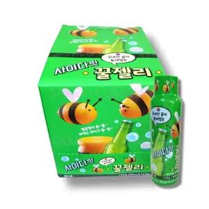 꿀젤리 I5H9N3I6 사이다맛젤리 짜먹는젤리 1박스 (12개입)