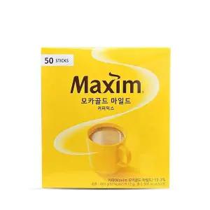 맥심 R4E1Z1M1 카골드 마일드 커피 믹스 50T