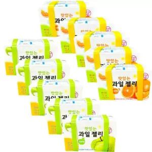 과일젤리세트 V7D9R6U7 오렌지맛5개+사과맛5개