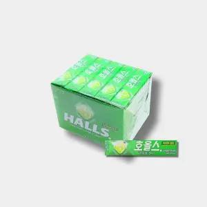 호올스 U0N7Q1J9 호올스캔디 호올스라임향캔디 1곽(20개입)