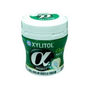 자일리톨 A7J4J9G3 알파 프로젝트 용기 86g 롯데제과
