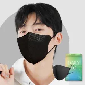 클라 라이트 KF94 데일리 보건용 새부리형 대형 25매 블랙