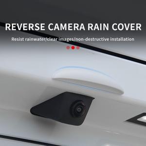 자동차 후방 카메라 레인 커버 ABS 방수 보호 스티커 후진 쉐이드