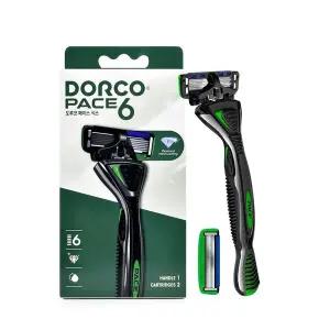 [하프클럽/오티마트]도루코 페이스6 면도기 핸들+면도날2개 6중날 면도기