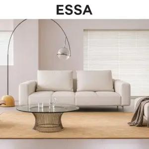 디에시즈 3인 리브 패브릭 소파+스툴