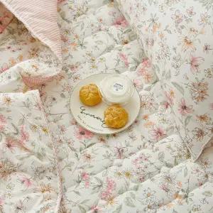 웜슬립 마이크로 모달 간절기 차렵이불 옥수수솜 사계절 침구 슈퍼싱글 퀸 침대 이불 세트 SS Q