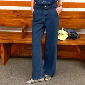 [THE COLOR WAY](의정부점)프릴데님와이드팬츠 (CCDP251252)