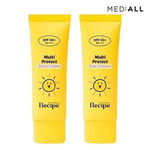 [메디올]메디올 장벽케어 선크림 50g 2개 SPF50+ PA++++ /무기자차 마일드선크림 미백 주름개선