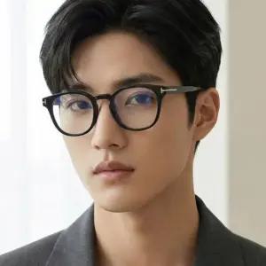 MUST IT_ 안경테 TF6015KB 001 블루라이트차단 명품 뿔테 아시안핏 임영웅 착용