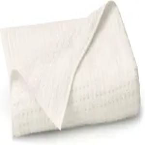 볼 앤 브랜치 터키 와플 목욕 타월 - 크림 100 면 위브 텍스처가 있는 경량 소프트 흡수 퀵 드라이 럭셔리