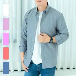 버튼다운 남자 남방 셔츠 캐쥬얼 남자 봄 셔츠 화이트 남방 남성 캐쥬얼