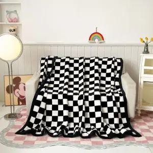 체크 극세사 대형 담요 블랭킷 150X200CM 무릎담요 블랭킷 소파담요 쇼파 학생담요 거실담요 대형